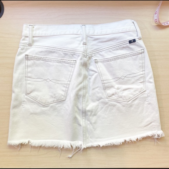 LUCKY BRAND OLD FAVORITE MINI Skirt Split front - Picture 8 of 8